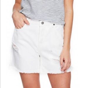 NWT Roxy 27 & 29 Java Island White Distressed Shorts Cotton Casual Summer Gift